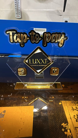 Tap To Pay Table Top Sign