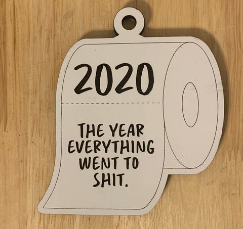 2020 Toilet Paper Roll Ornament