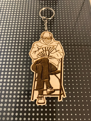 Bernie Sanders Meme Keychain