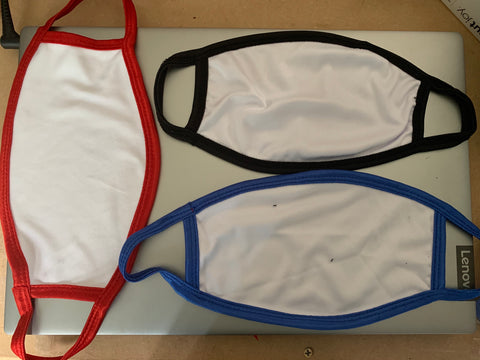 BLANK SUBLIMATION MASK